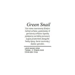 Arbata "Green snail"